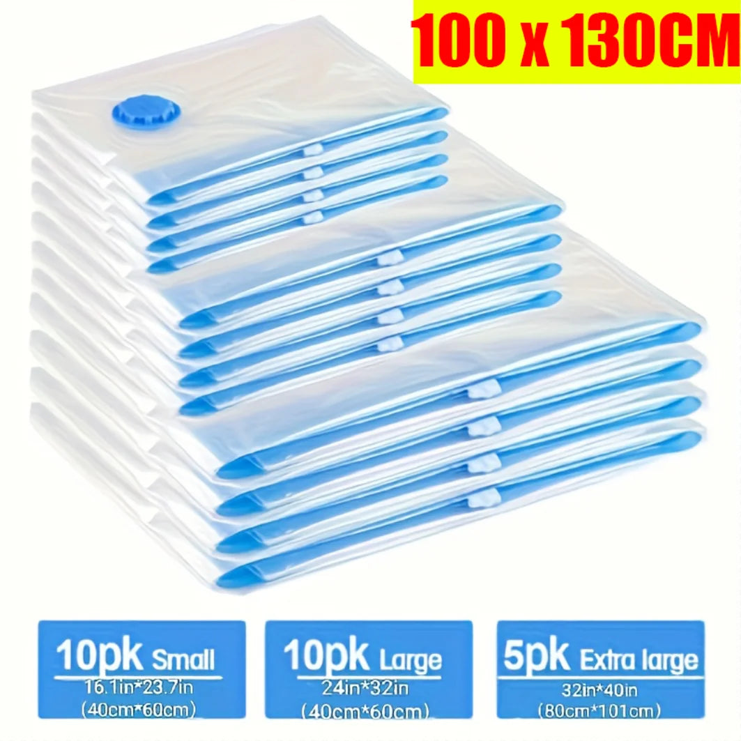 Vacuum Storage Bags — Space-Saving Compression Bags for Clothes & Bedding