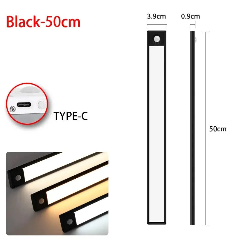 LED Motion Sensor Light — Under Cabinet, Wardrobe & Kitchen Bar Light