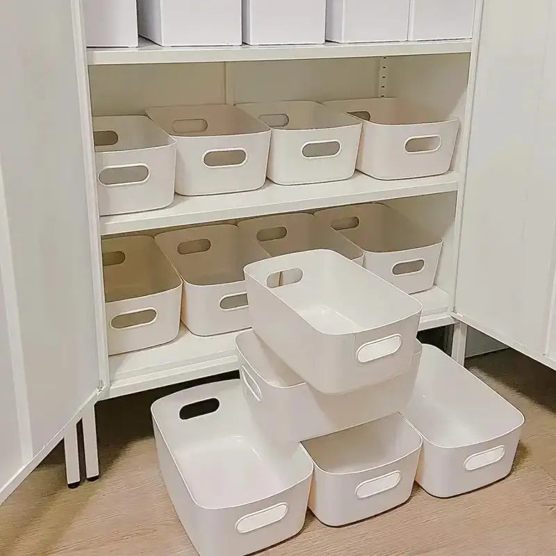 Large Capacity Stackable Storage Box with Lid – Multi-Purpose Home Organizer (10pcs Set)
