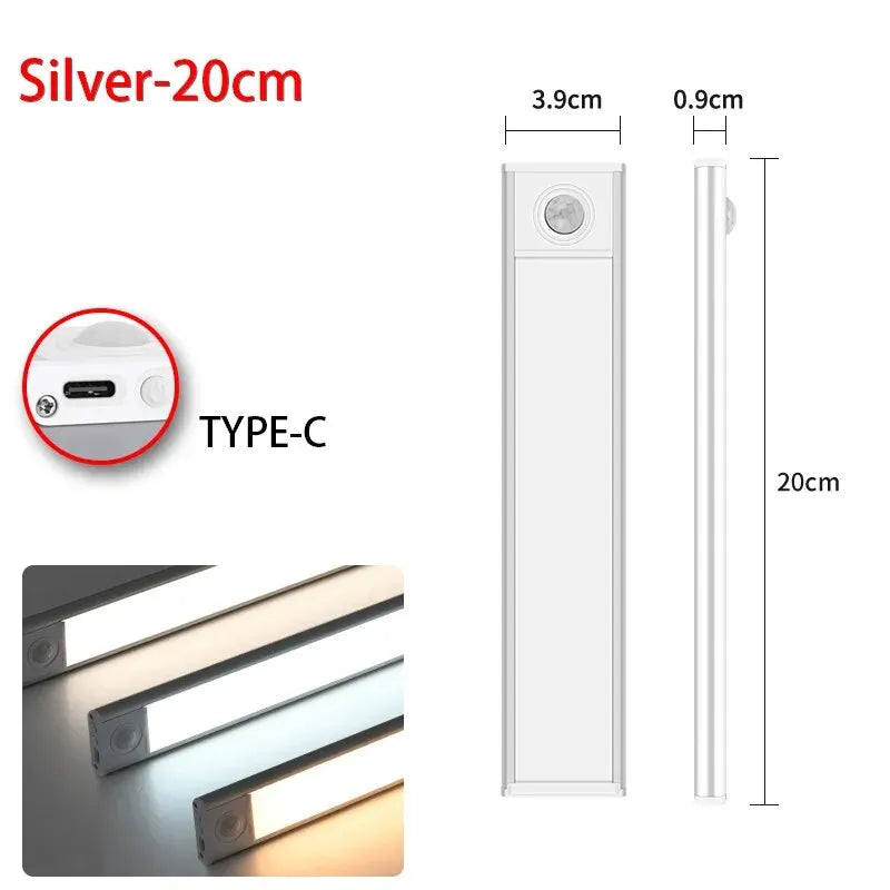 LED Motion Sensor Light — Under Cabinet, Wardrobe & Kitchen Bar Light