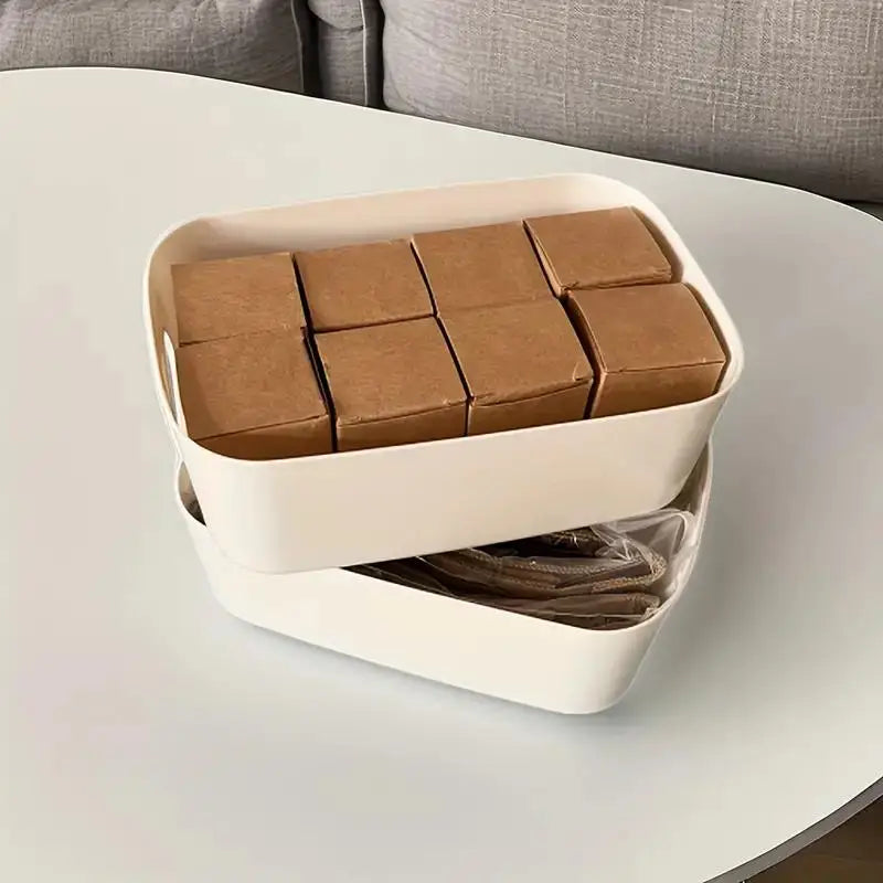 Large Capacity Stackable Storage Box with Lid – Multi-Purpose Home Organizer (10pcs Set)