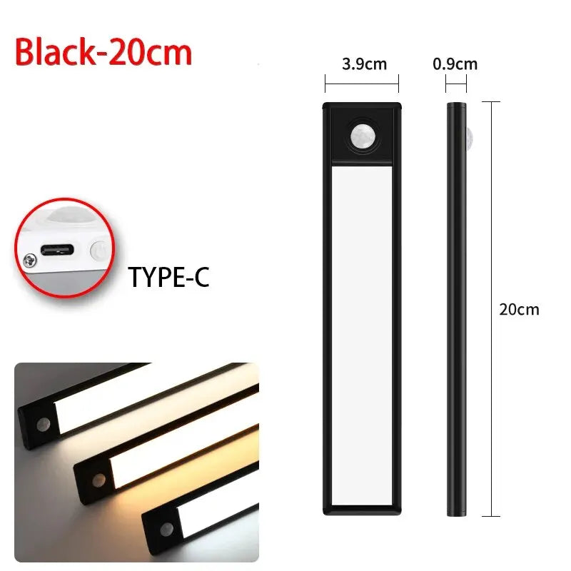 LED Motion Sensor Light — Under Cabinet, Wardrobe & Kitchen Bar Light