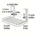 Under Desk Cable Management Tray – No Drill Steel Wire Organiser Rack