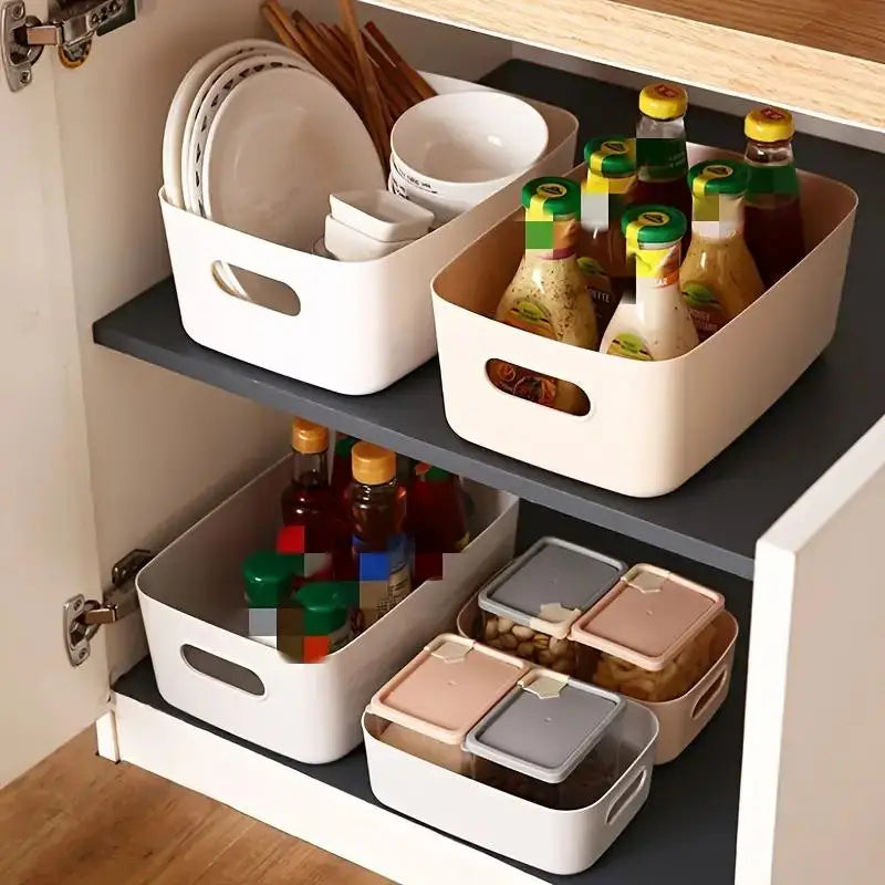 Large Capacity Stackable Storage Box with Lid – Multi-Purpose Home Organizer (10pcs Set)