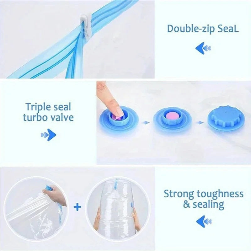 Vacuum Storage Bags — Space-Saving Compression Bags for Clothes & Bedding